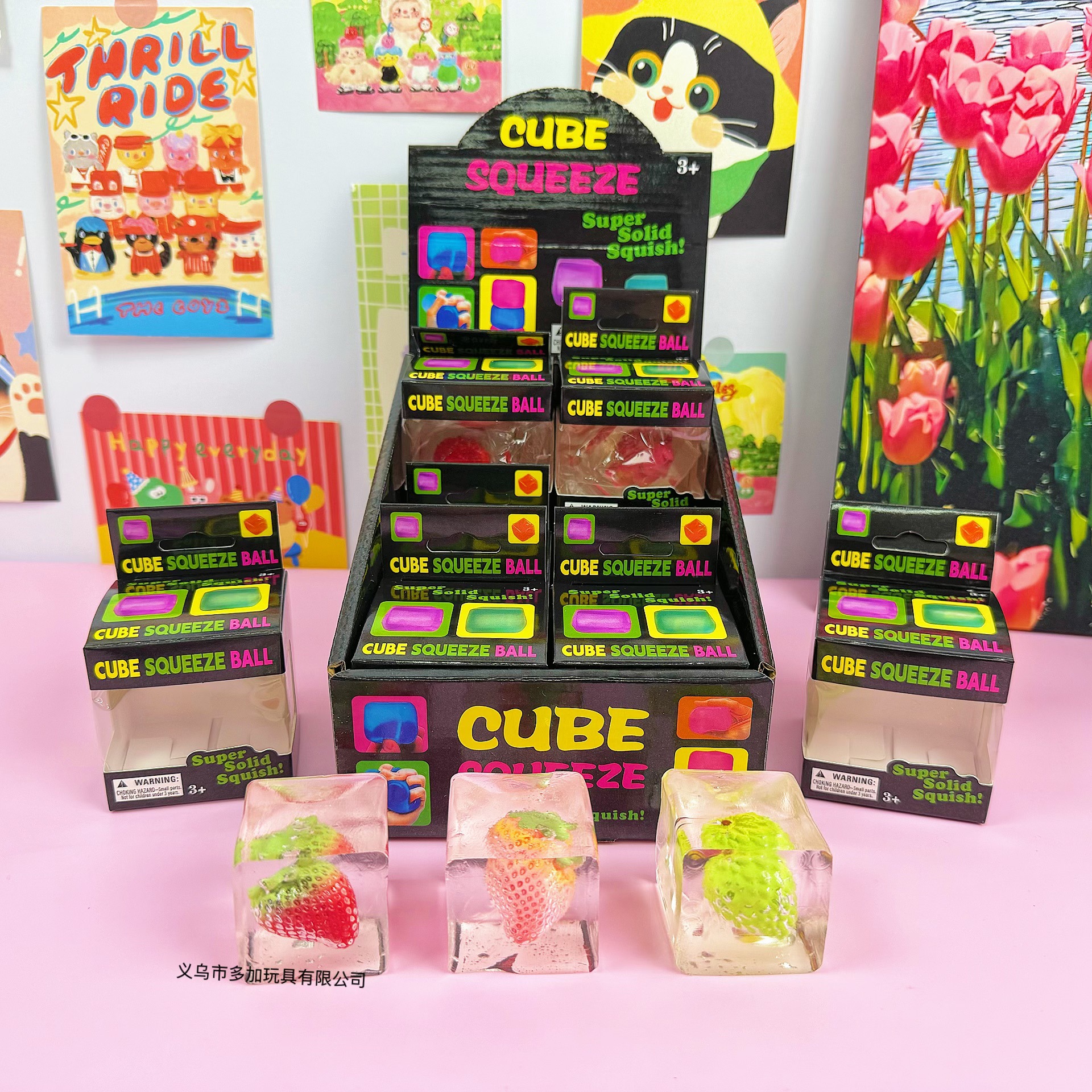 12pcs/Full Case Clear Ice Cube - Fidget Cube Original avaliação e preço