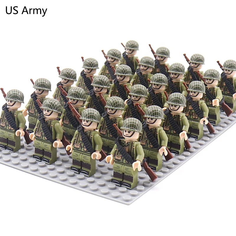 World War II military soldier  - Building Block Mini avaliação e preço