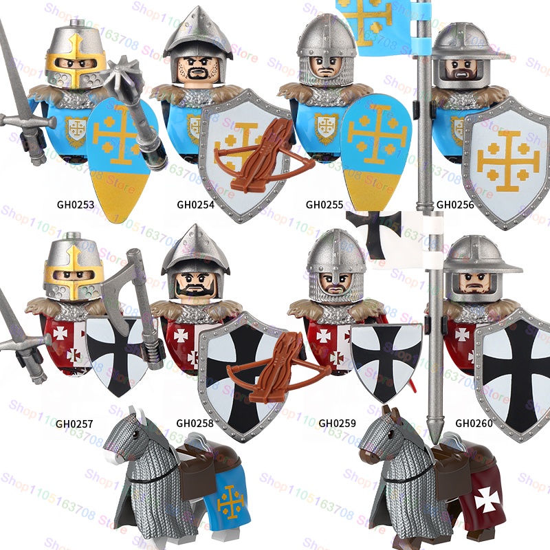 G0128 Moc Medieval Roman Centu - Lego Minifigure Holder avaliação e preço