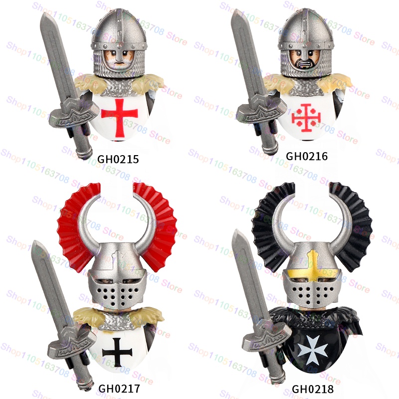 G0128 Moc Medieval Roman Centu - Lego Minifigure Holder avaliação e preço