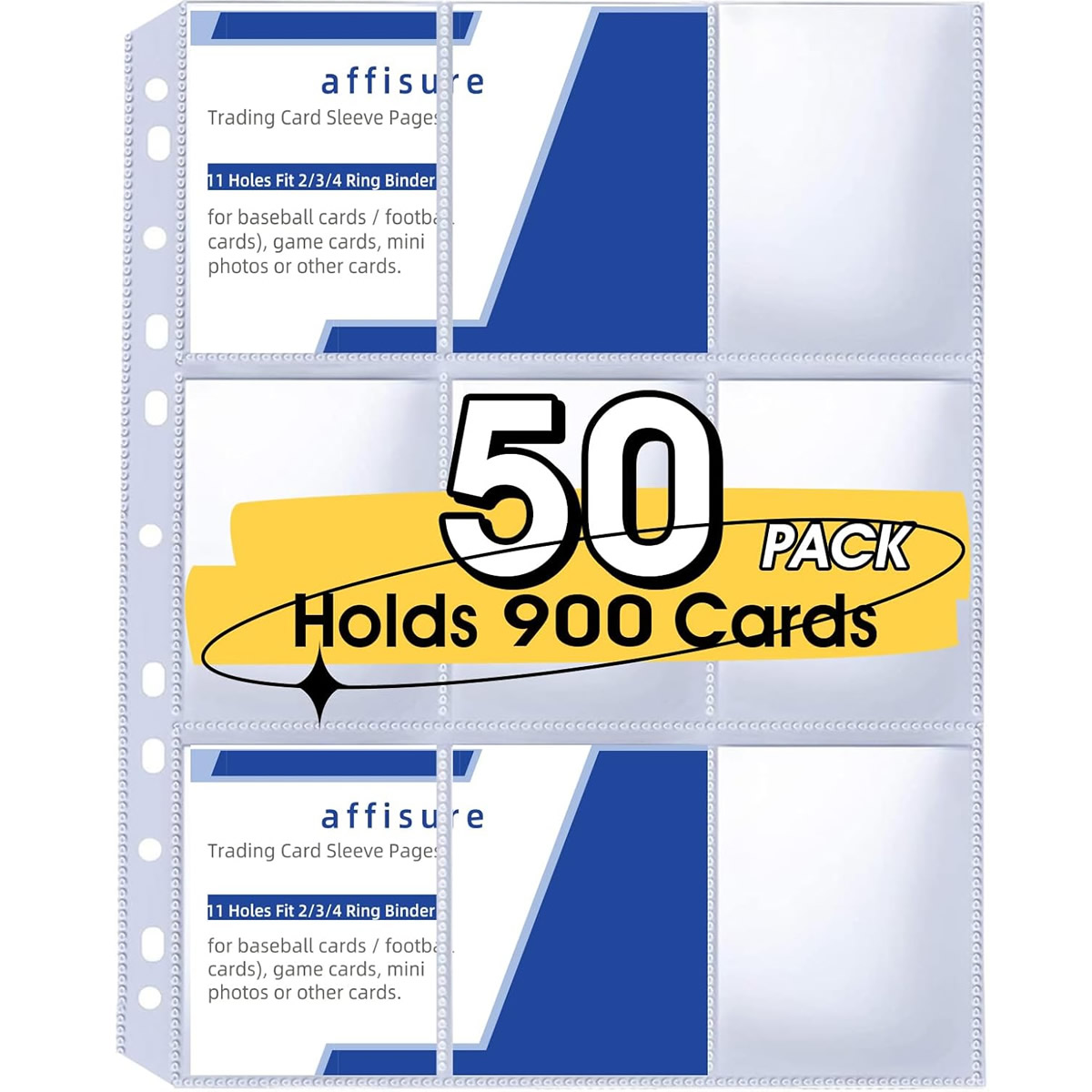 50 Pack 9 Pocket Card Sleeves  - Pokemon Binder Card avaliação e preço