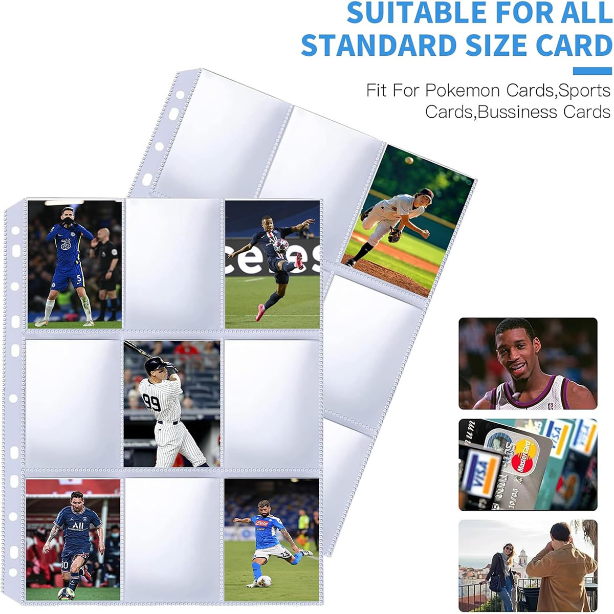 50 Pack 9 Pocket Card Sleeves  - Pokemon Binder Card avaliação e preço