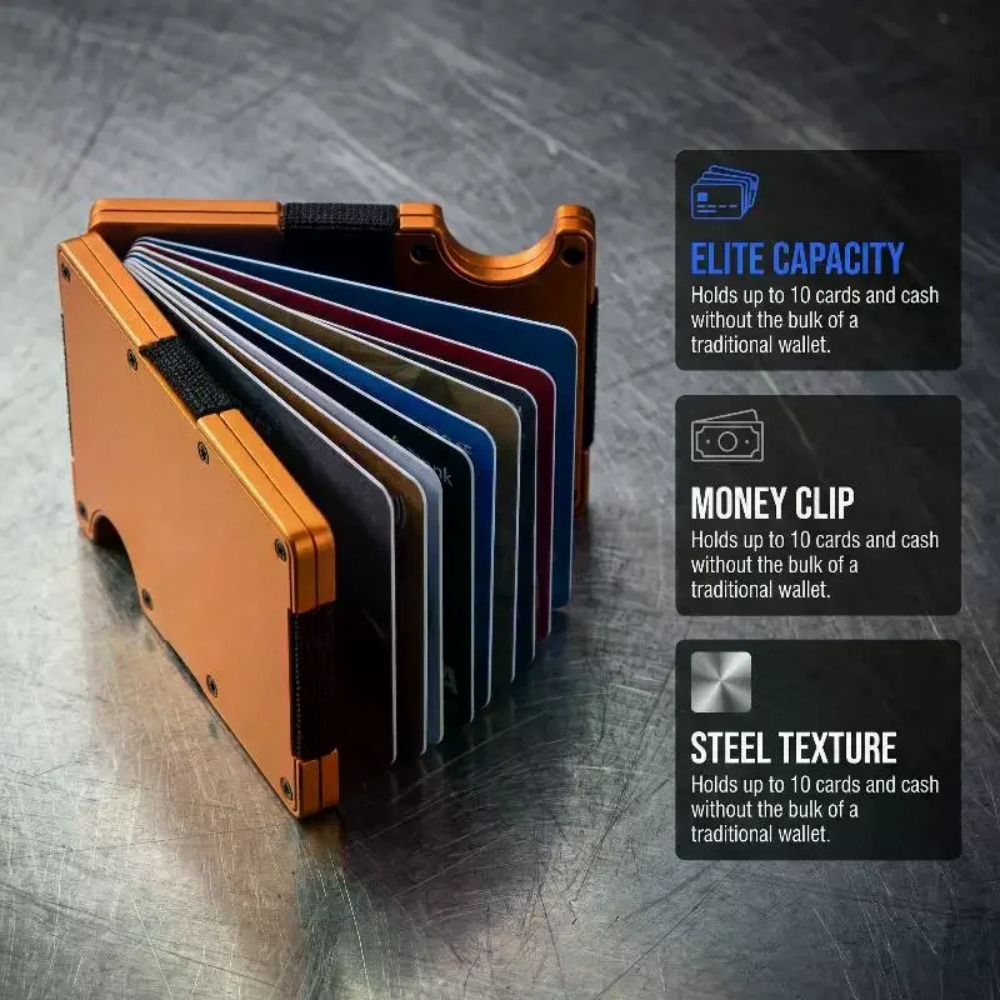 Aluminum Alloy Rfid Blocking C - Card Top Loader avaliação e preço