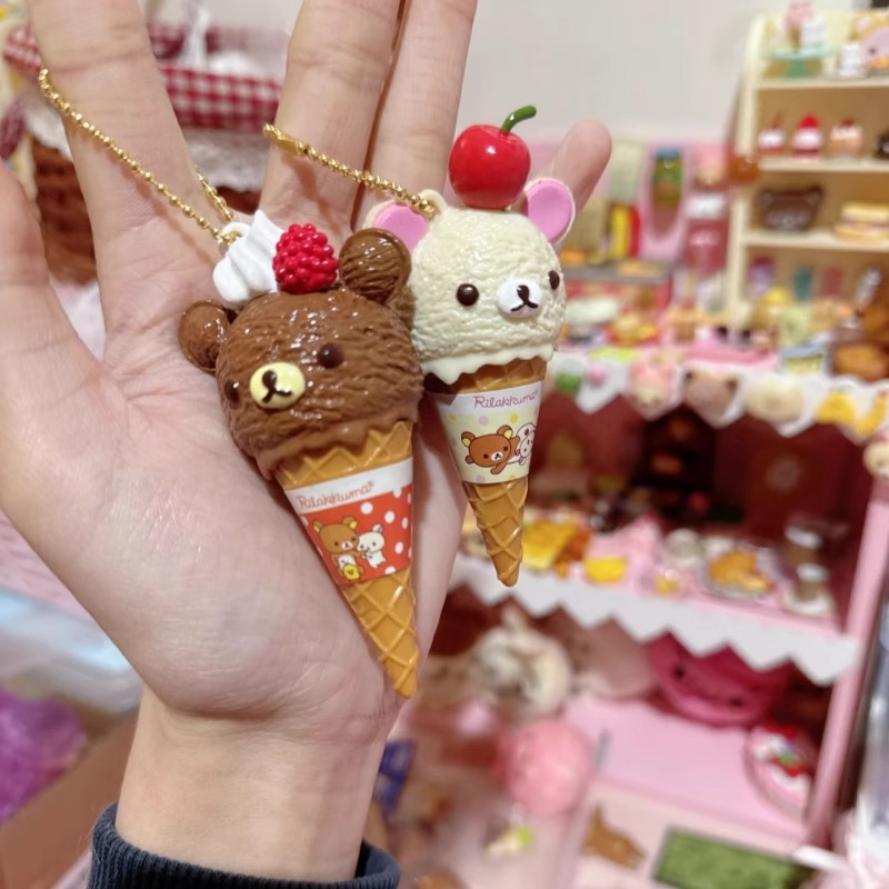 Anime Fiugre Rilakkuma Ice Cre - Capsule Toy Gashapon avaliação e preço
