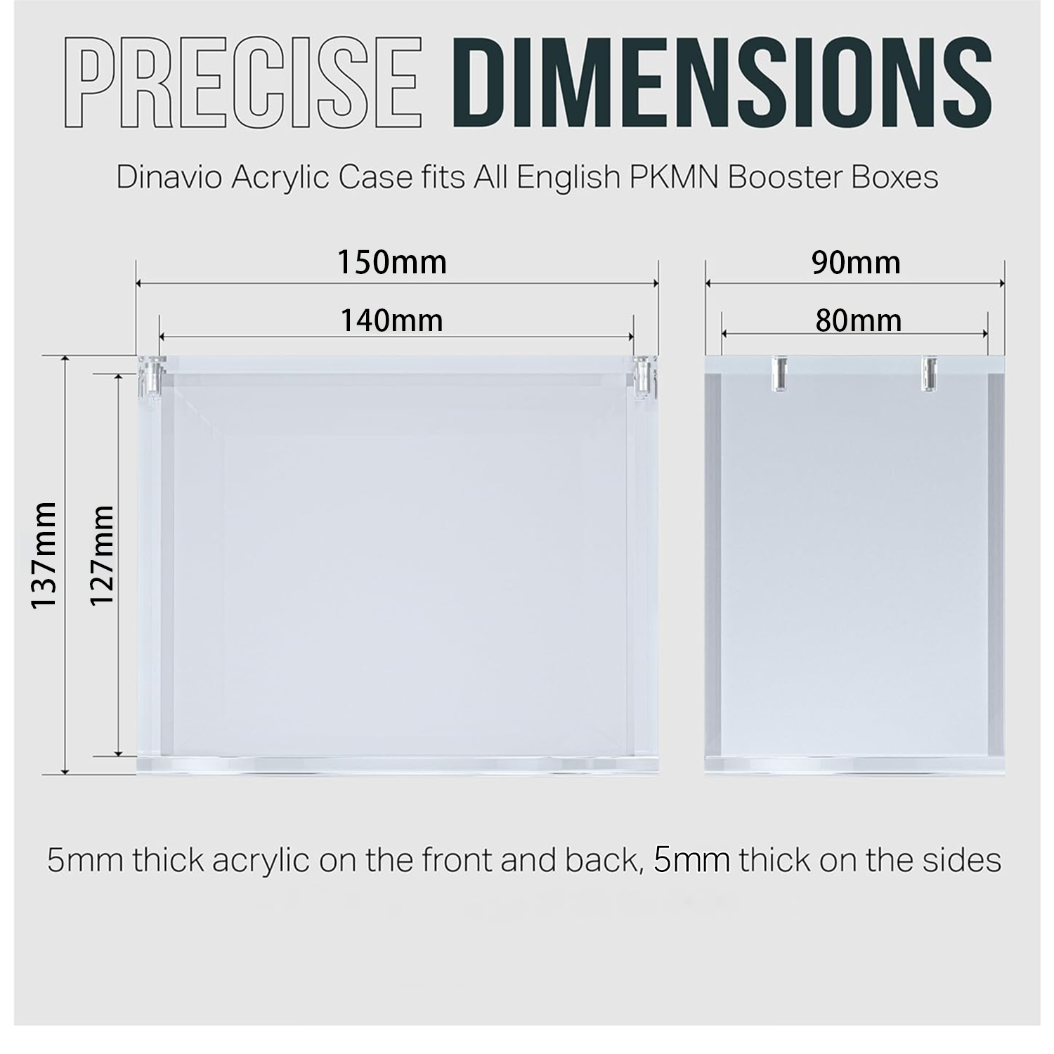 99% UV protection Magnetic Mod - Display Case Acrylic avaliação e preço