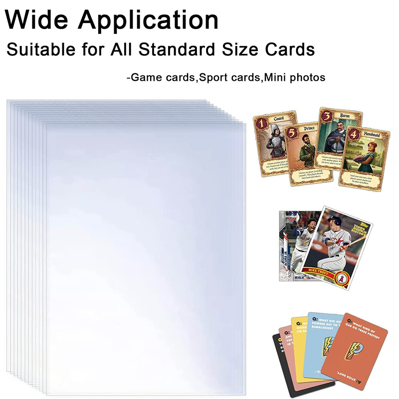 100-600pcs Card Sleeves Hard S - Pokemon Binder Card avaliação e preço