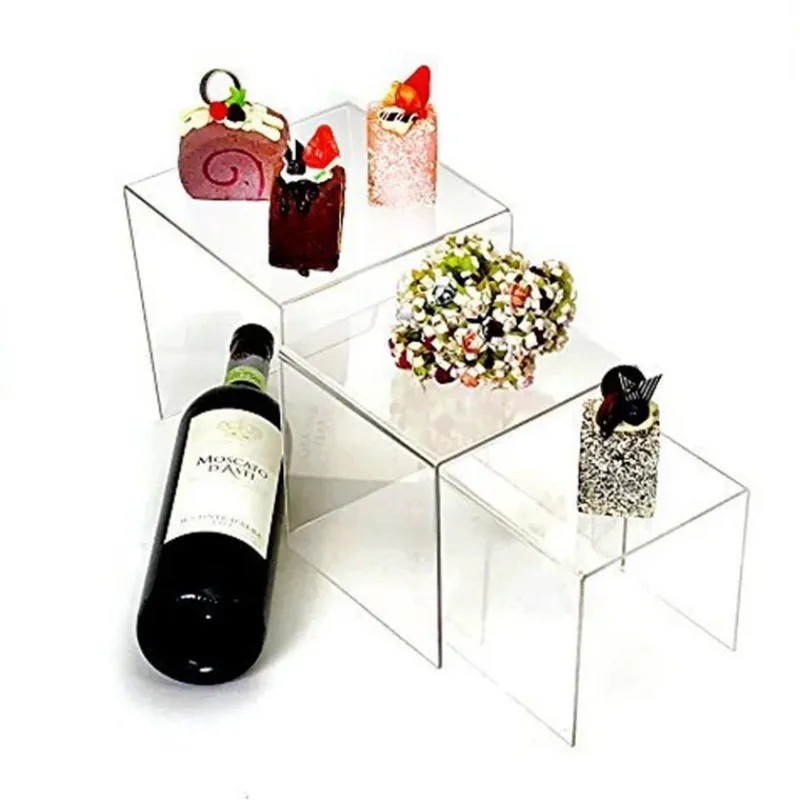 6pcs/Set Acrylic Display Stand - Display Risers Set avaliação e preço