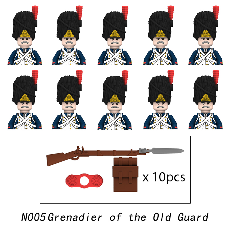 10pcs Napoleonic Wars Military - Lego Minifigure Holder avaliação e preço