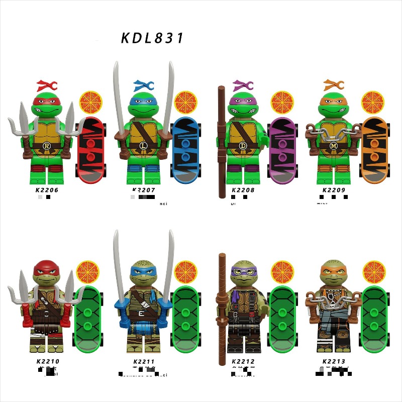 KDL831 cartoon series Teenage  - Building Block Mini avaliação e preço