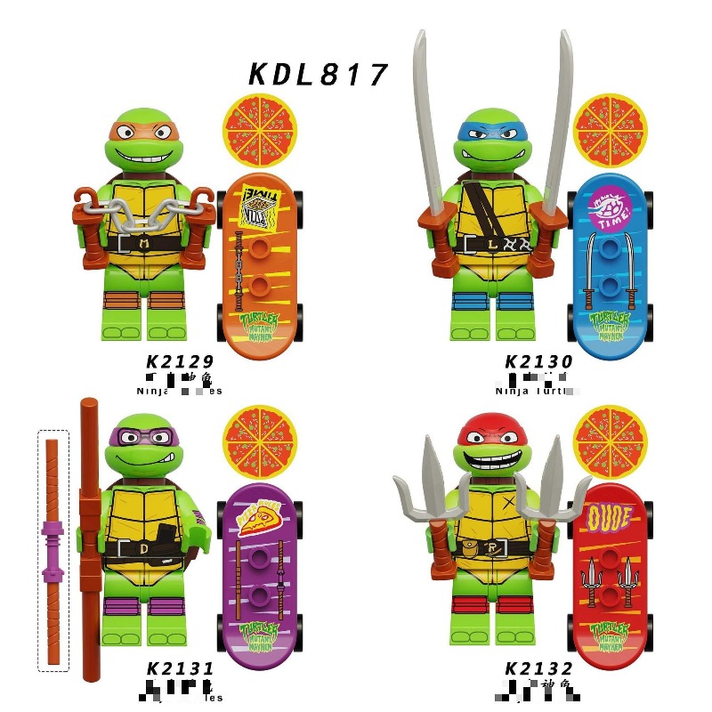 KDL831 cartoon series Teenage  - Building Block Mini avaliação e preço