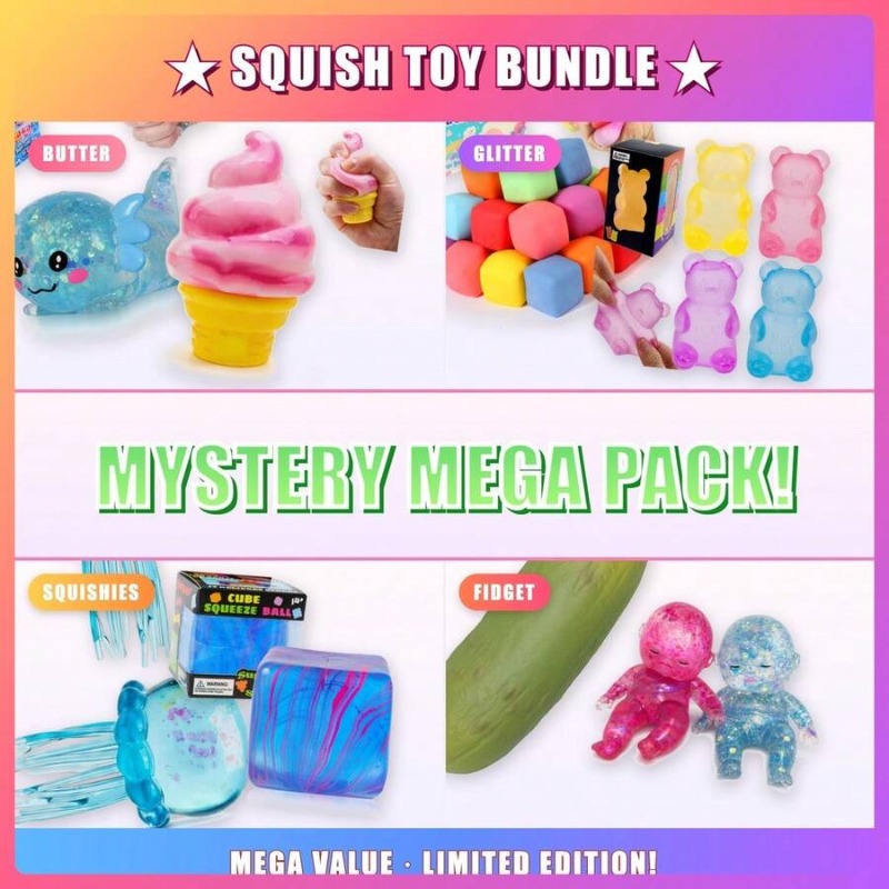 Holiday Squishy Mystery Blind  - Mystery Box Blind Bag avaliação e preço