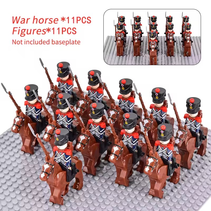 10pcs Napoleonic Wars Military - Lego Minifigure Holder avaliação e preço