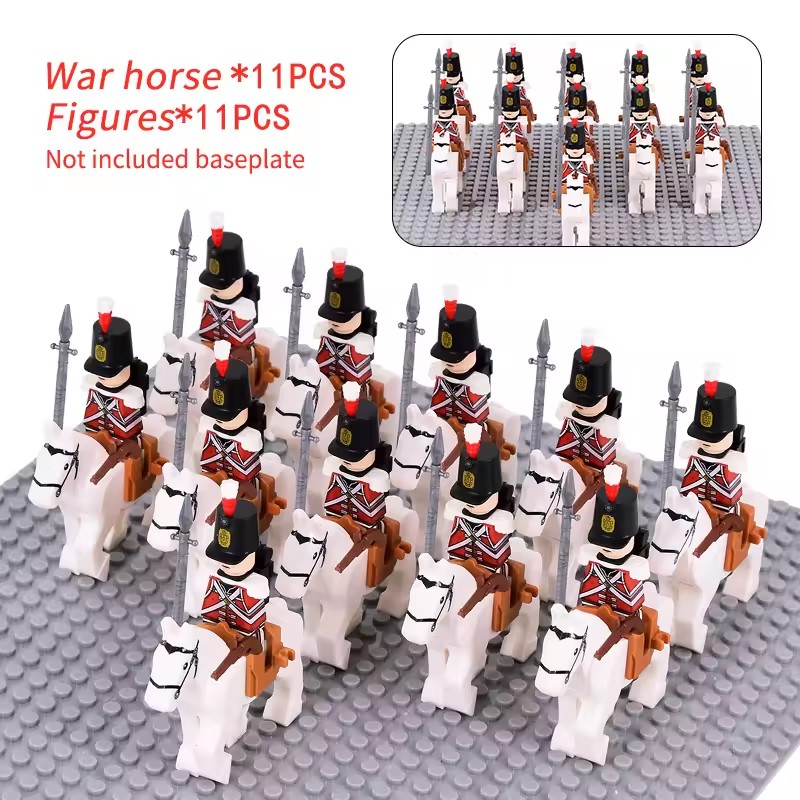 10pcs Napoleonic Wars Military - Lego Minifigure Holder avaliação e preço