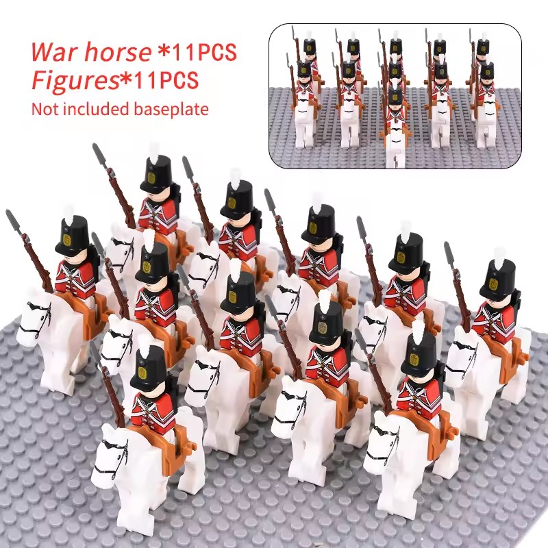 10pcs Napoleonic Wars Military - Lego Minifigure Holder avaliação e preço