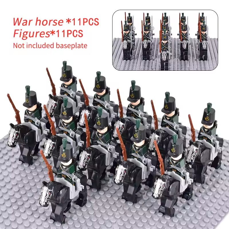 10pcs Napoleonic Wars Military - Lego Minifigure Holder avaliação e preço