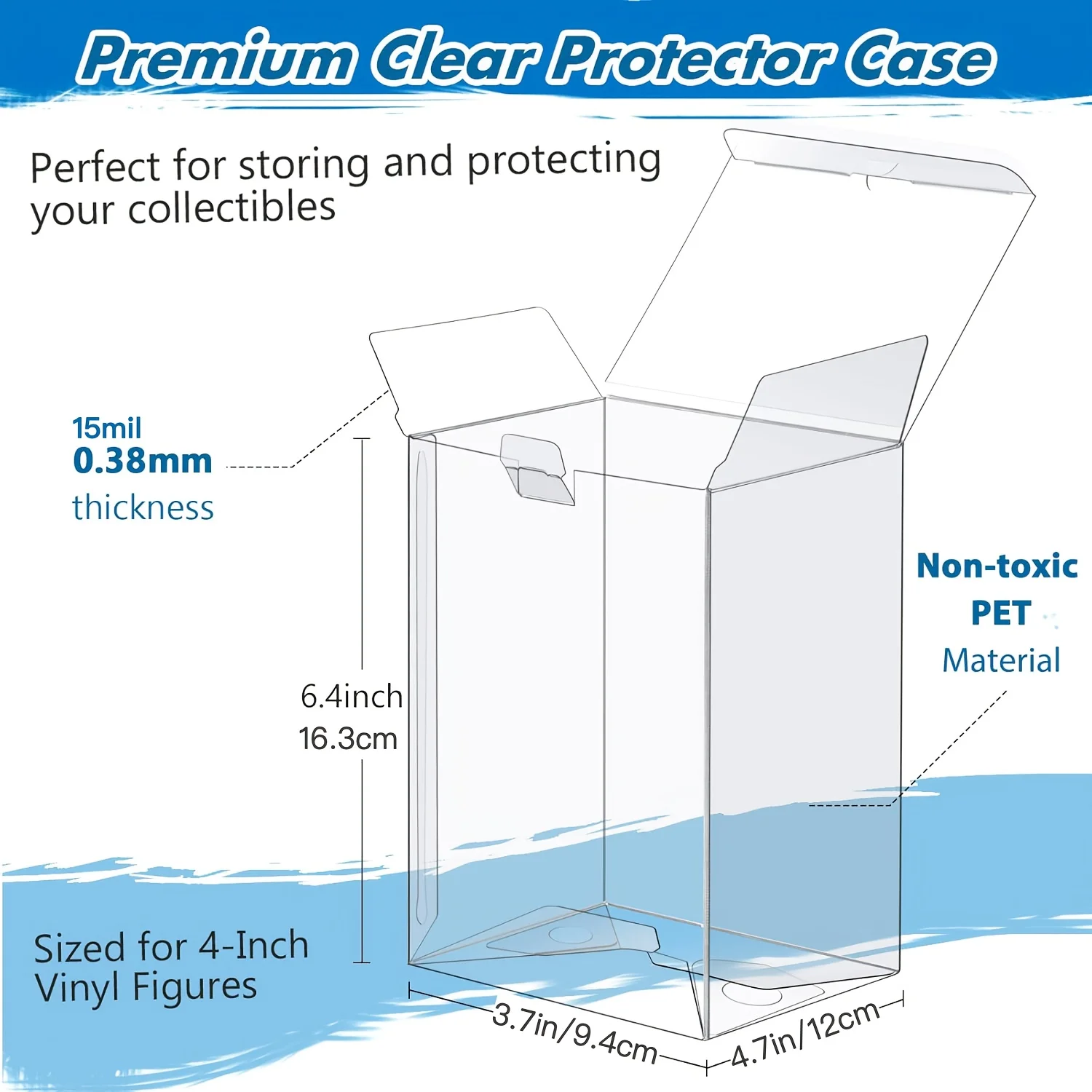 Clear Pop Display Case Compati - Pop Display Shelf avaliação e preço