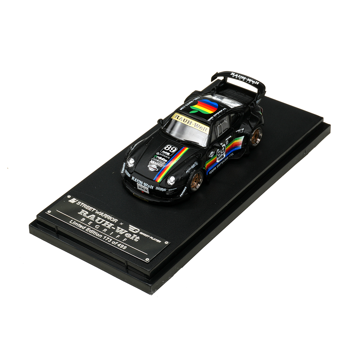 SW In Stock 1:64 RWB 993 Black - Die Cast Car 1 64 avaliação e preço