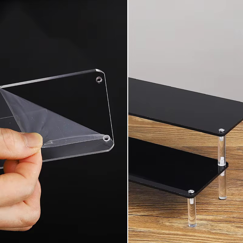 Black Acrylic Display Shelf St - Pop Display Shelf avaliação e preço
